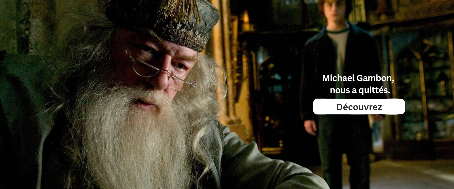 Michael Gambon, l'acteur légendaire qui a incarné Dumbledore dans la saga Harry Potter, nous a quittés.