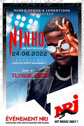 Ninho en concert à Casablanca