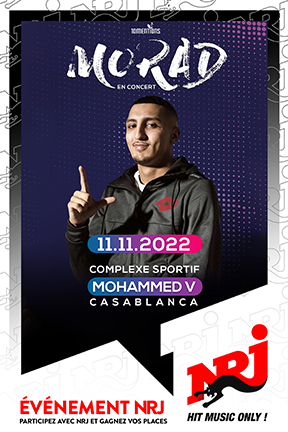 Morad en showcase le 11 novembre 2022 à Casablanca.