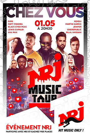 CONFINEMENT : NRJ MUSIC TOUR DANS VOTRE SALON