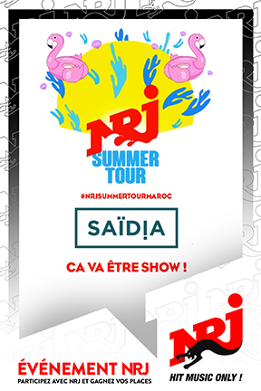 NRJ Summer Tour débarque pour une 2e édition à Saidia !