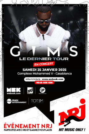 Gims enflamme Casablanca avec un show spectaculaire au Complexe Mohammed V !