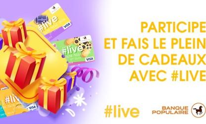 Fais le plein de cadeaux avec #live Banque Populaire ! 