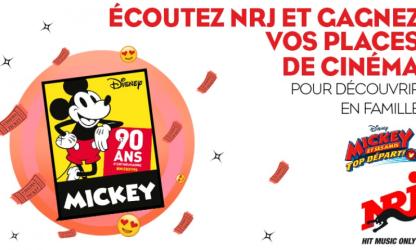 "Mickey Mouse fête ses 90 ans": Ecoutez NRJ et gagnez vos places de cinéma !