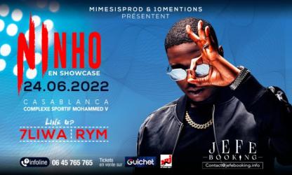 Ninho en concert à Casablanca