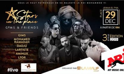 Stars in The Place : Gims & Friends se produiront à Jemaa El Fnaa le 29 décembre