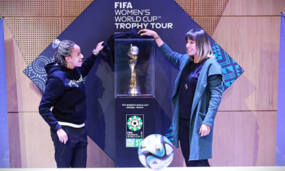 Le Trophée originel de la Coupe du Monde féminine de football fait son escale au Maroc 