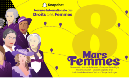 Snapchat rend hommage à huit femmes d'exception 
