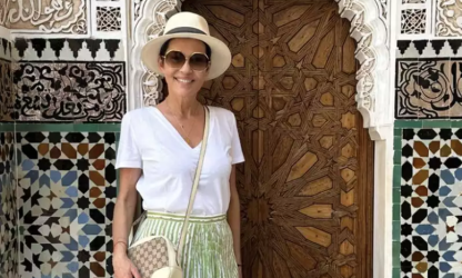 Cristina Cordula en vacances à Marrakech 