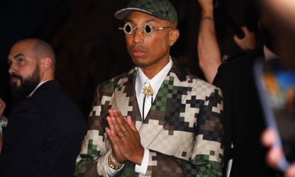 Pharrel Williams fait une belle sensation avec Louis Vuitton 