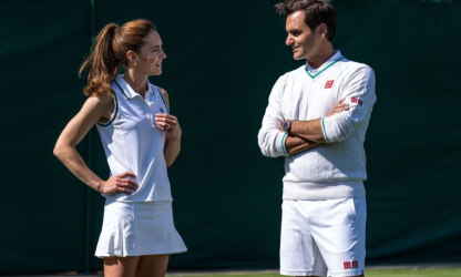Kate Middleton défie Roger Federer lors d'un match inattendu