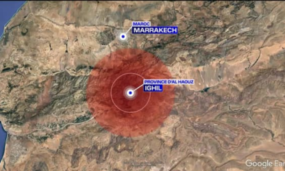 Un fort séisme secoue le Maroc 