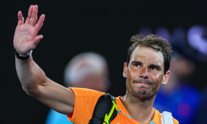 Rafael Nadal participe à l'Open d'Australie