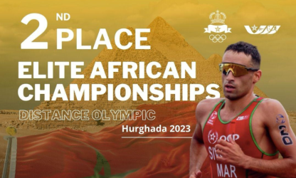 Badr Siwane vice-champion d'Afrique de triathlon 2023