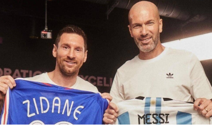 Entretien d'exception entre Zidane et Messi pour Adidas