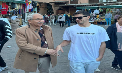 Brahim Diaz en vacances à Marrakech