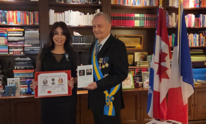 L'artiste marocaine Leïla Gouchi reçoit une nouvelle distinction de l'Ordre Lafayette