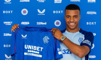 Hamza Igamane s'exprime après son arrivée aux Glasgow Rangers