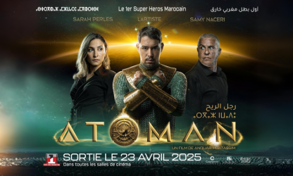 ATOMAN s’envole au cinéma, incarnant le premier super-héros marocain et Africain . 