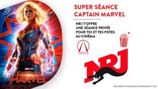 Ecoute NRJ et gagne une projection privée de ‘’CAPTAIN MARVEL’’ au CINEATLAS !