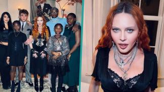 Madonna poursuit sa transformation et montre ses enfants encore plus inidentifiables.