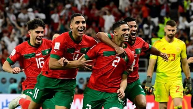 Après 120 minutes le Maroc remporte le match contre l’Espagne.