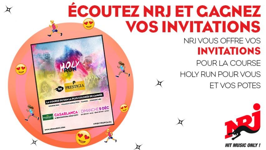 ‘’Le Holy Run’’ : Ecoutez NRJ et gagnez vos tickets !