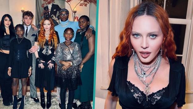 Madonna poursuit sa transformation et montre ses enfants encore plus inidentifiables.
