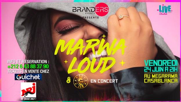 Marwa Loud au Mégarama de Casablanca