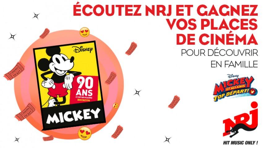 "Mickey Mouse fête ses 90 ans": Ecoutez NRJ et gagnez vos places de cinéma !
