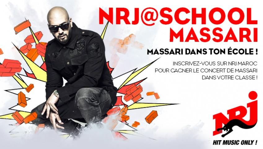 NRJ @School : ‘’Massari’’ en Showcase exclusif dans votre école !