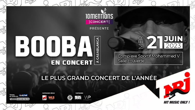 Un concert du rappeur français BOOBA bientôt au Maroc