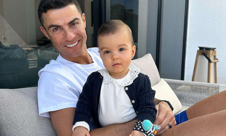 Cristiano Ronaldo célèbre le premier anniversaire de sa fille cadette