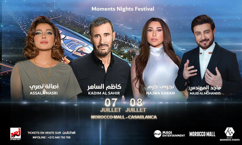 Najwa Karam, Kadim Al Sahir, Assala Nasri et Majed Al Mohandes bientôt à Casablanca 