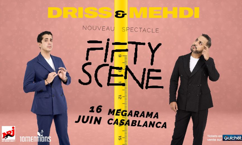 Le duo d’humoristes Driss et Mehdi est de retour avec  "Fifty scène"