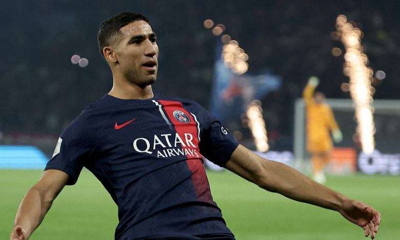 Achraf Hakimi signe sur une belle prestation lors du classico contre l'Olympique de Marseille