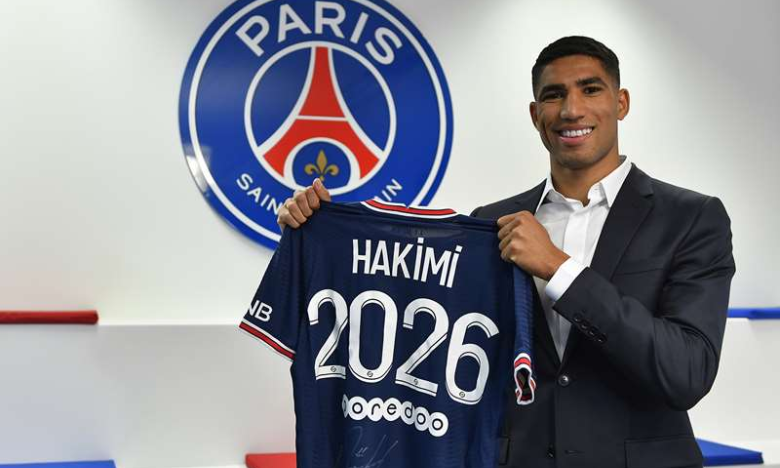Le PSG souhaite prolonger le bail d'Achraf Hakimi