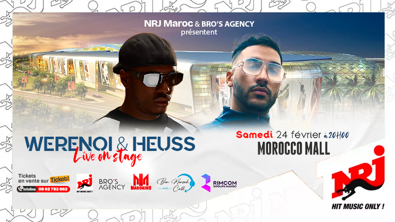 WERENOI & HEUSS ont enflammé le Morocco Mall de Casablanca